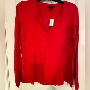 Banana Republic Vibrant Red Blouse